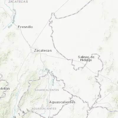 Map showing location of General Pánfilo Natera (22.664610, -102.110070)