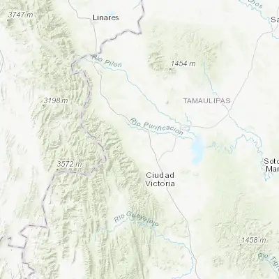 Map showing location of Guillermo Zúñiga (24.015480, -99.200740)