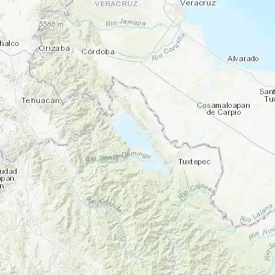 Map showing location of Isla Soyaltepec (18.201070, -96.483250)