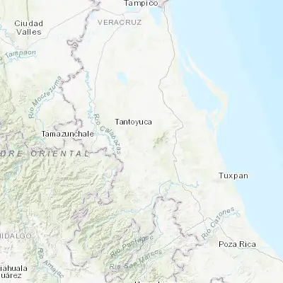 Map showing location of Ixcatepec (21.236950, -98.006890)