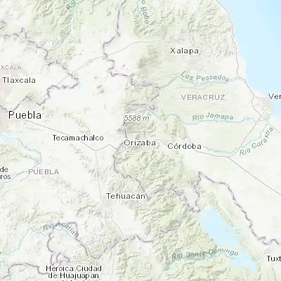 Map showing location of Ixhuatlancillo (18.897660, -97.148990)