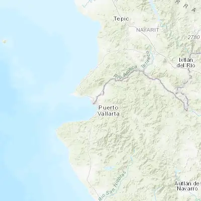 Map showing location of Ixtapa (20.716410, -105.204870)