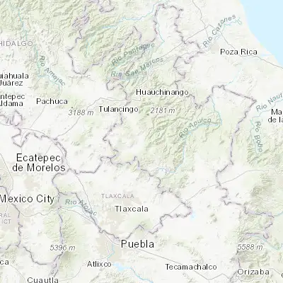 Map showing location of Ixtlahuaca Barrio (19.838890, -98.014440)