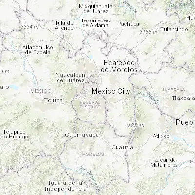 Map showing location of Iztapalapa (19.355290, -99.062240)