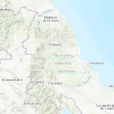 Map showing location of Jalcomulco (19.331850, -96.762500)