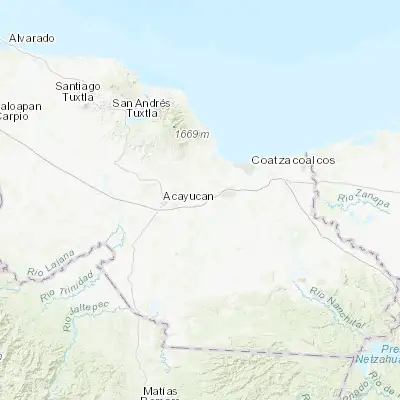 Map showing location of Jáltipan de Morelos (17.965420, -94.713960)