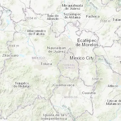 Map showing location of Jesús del Monte (19.375000, -99.294440)