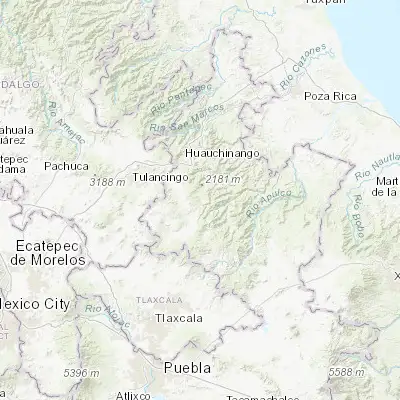 Map showing location of Jicolapa (19.965960, -97.973450)