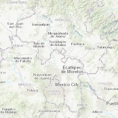 Map showing location of Jilotzingo (19.868890, -99.061940)