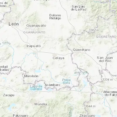 Map showing location of Juan Martín (20.473010, -100.746910)