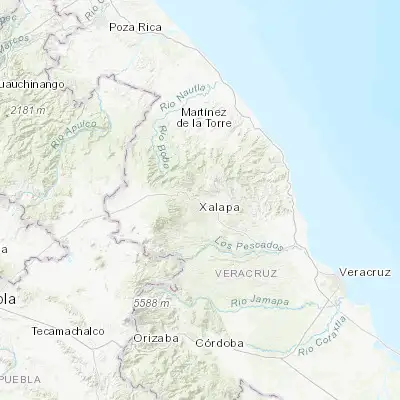 Map showing location of La Concepción (19.606200, -96.900160)