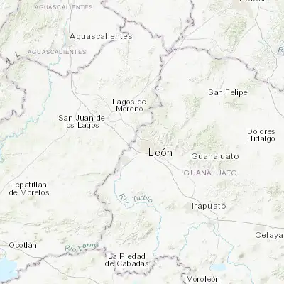 Map showing location of La Ermita (21.151940, -101.733060)