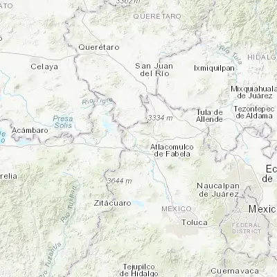 Map showing location of La Magdalena (19.947960, -99.999470)