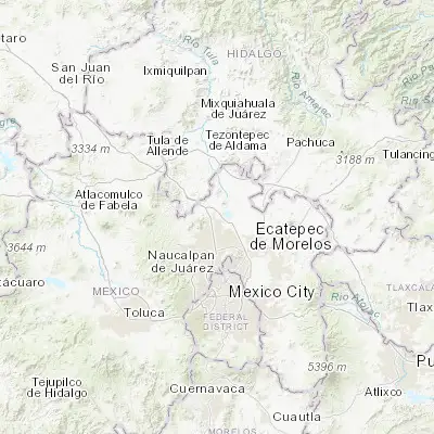 Map showing location of La Planada (19.781290, -99.182670)