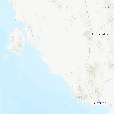 Map showing location of La Providencia (28.722680, -111.586870)