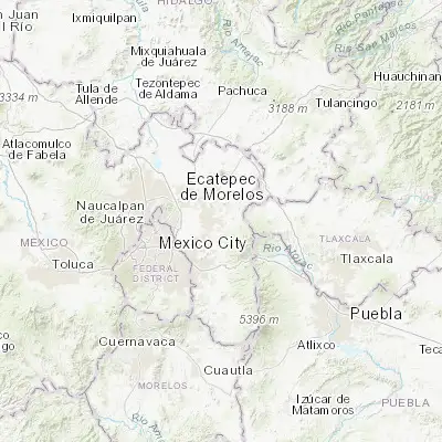 Map showing location of La Purificación (19.524410, -98.817310)