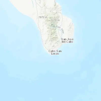 Map showing location of Las Palmas (22.936720, -109.942350)
