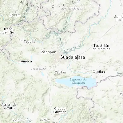 Map showing location of Las Pintas de Arriba (20.573760, -103.323450)