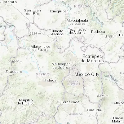 Map showing location of Loma Larga (19.627500, -99.346110)