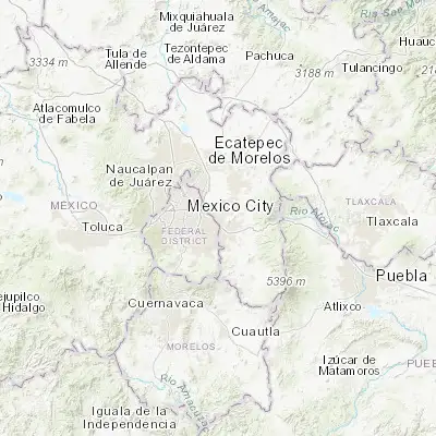 Map showing location of Los Reyes Acaquilpan (19.363570, -98.977070)