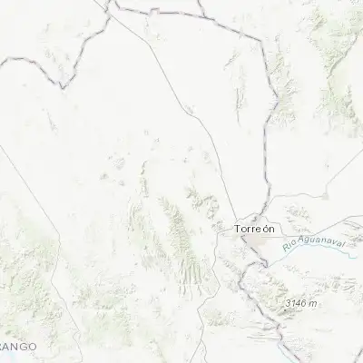 Map showing location of Mapimí (25.833800, -103.846100)