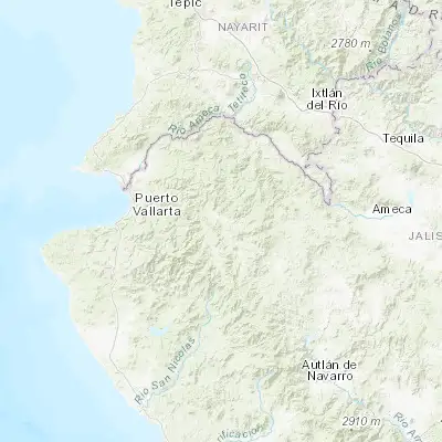 Map showing location of Mascota (20.526130, -104.787810)