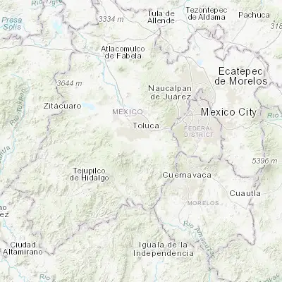 Map showing location of Mexicaltzingo (19.211300, -99.584690)