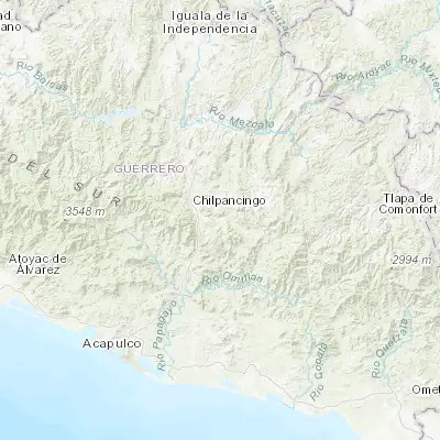 Map showing location of Mochitlán (17.471920, -99.370480)