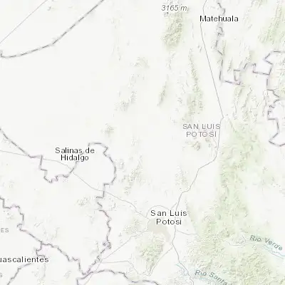 Map showing location of Moctezuma (22.747870, -101.082190)