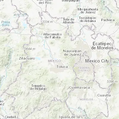Map showing location of Molino Abajo (19.449720, -99.602220)