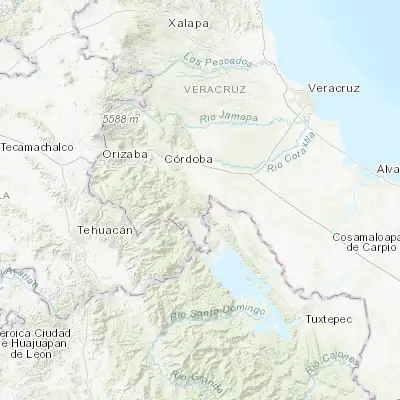 Map showing location of Motzorongo (18.642520, -96.729490)