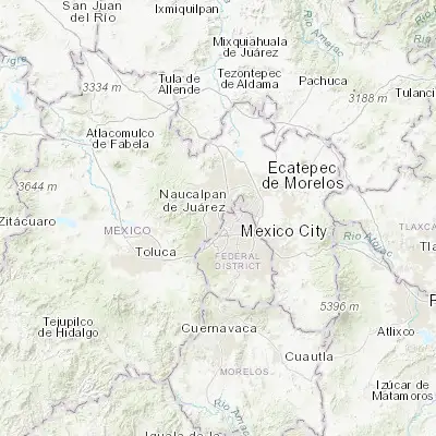 Map showing location of Naucalpan de Juárez (19.478510, -99.239630)