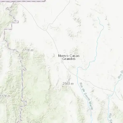 Map showing location of Nuevo Casas Grandes (30.415520, -107.911660)