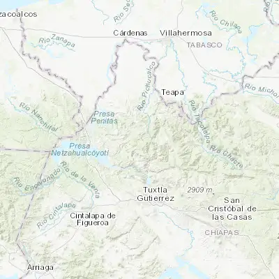 Map showing location of Ocotepec (17.226200, -93.164400)