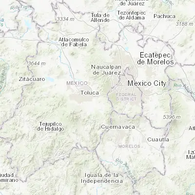 Map showing location of Ocoyoacac (19.271270, -99.457870)