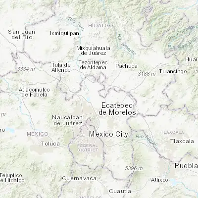 Map showing location of Paseos de San Juan (19.781940, -99.017500)