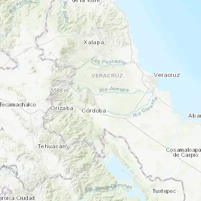 Map showing location of Paso del Macho (18.970980, -96.724190)