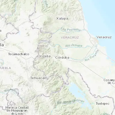 Map showing location of Peñuela (18.864320, -96.893270)