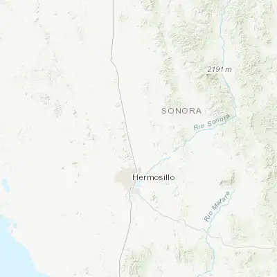 Map showing location of Pesqueira (29.379720, -110.896110)