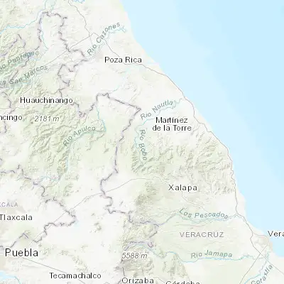 Map showing location of Plan de Arroyos (19.892970, -97.108880)