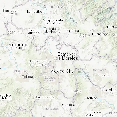 Map showing location of Prados de San Juan (19.639980, -98.975190)