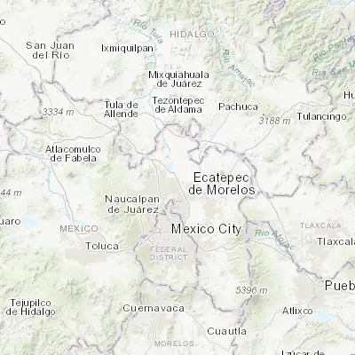 Map showing location of Prados San Francisco (19.721540, -99.083660)