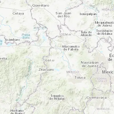 Map showing location of Purísima Concepción Mayorazgo (19.691590, -100.002110)