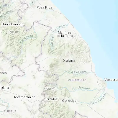 Map showing location of Rafael Lucio (19.593080, -96.990230)