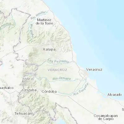 Map showing location of Rinconada (19.354380, -96.565810)