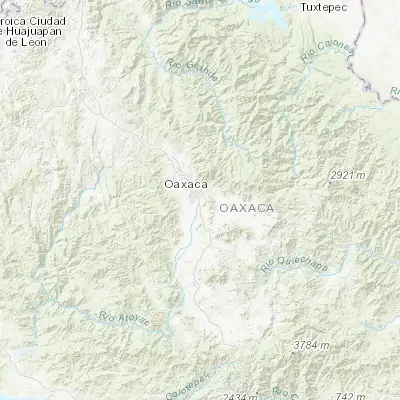 Map showing location of San Agustin de las Juntas (17.012110, -96.711800)