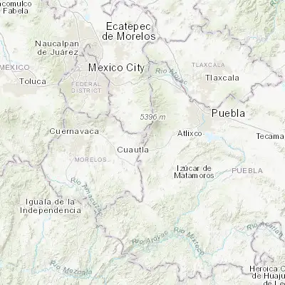 Map showing location of San Antonio Alpanocan (18.877220, -98.710830)
