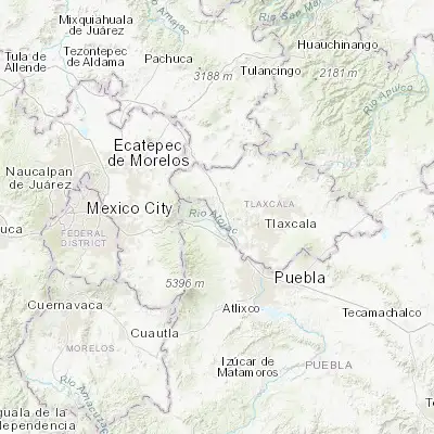 Map showing location of San Antonio Atotonilco (19.374660, -98.465840)