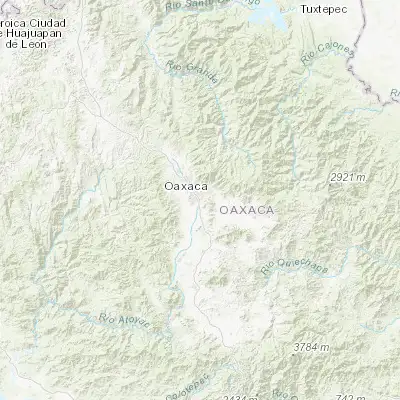 Map showing location of San Antonio de la Cal (17.029210, -96.700940)