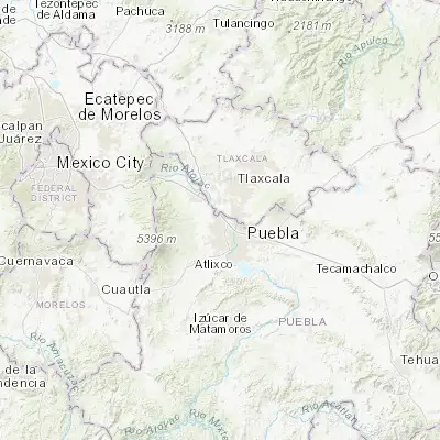 Map showing location of San Antonio Mihuacán (19.153330, -98.304720)